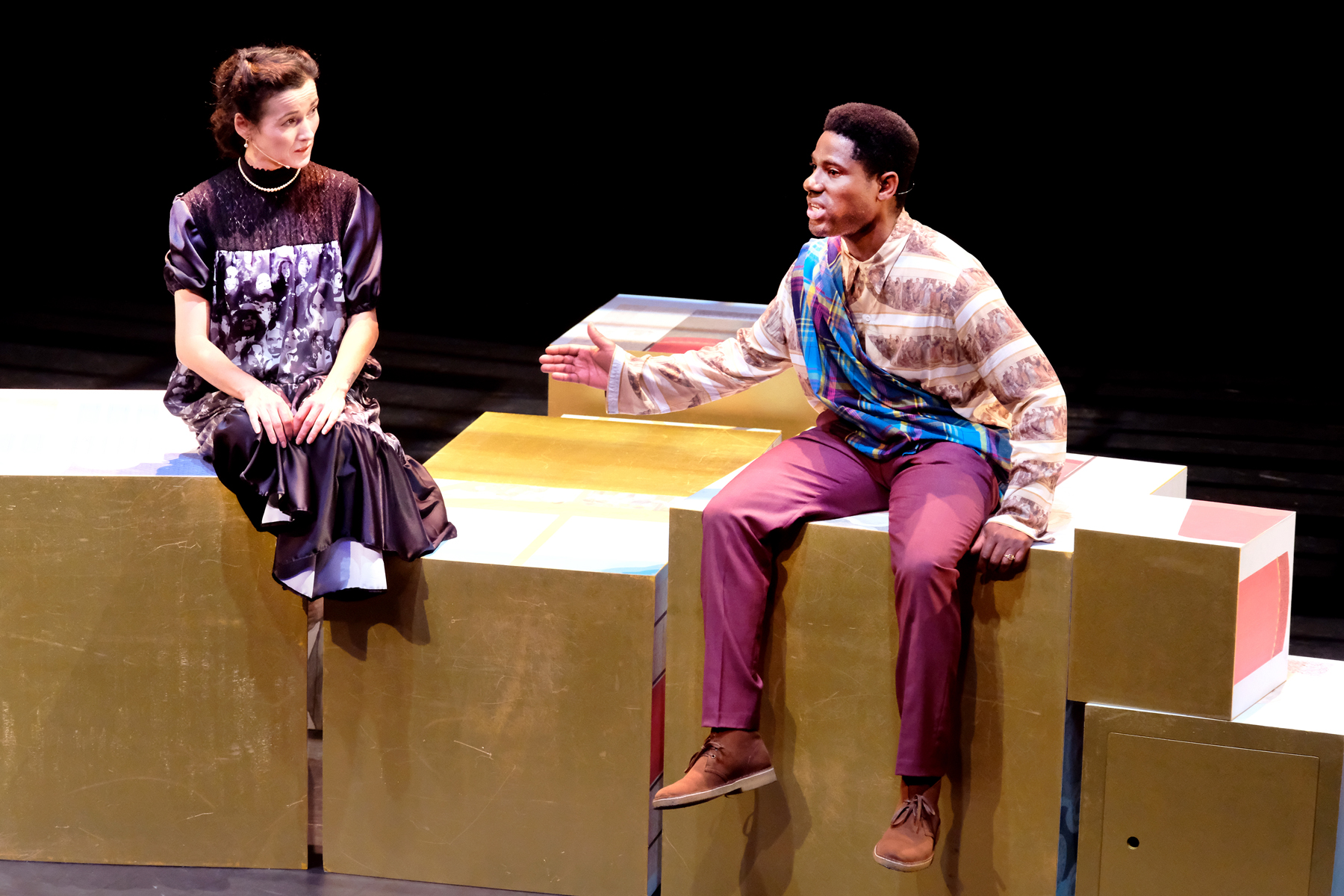 Birgit en Urvin zitten op de koets